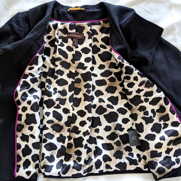 Dana Buchman Texture Classic Blazer Jacket - Picture 6 of 11